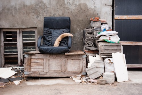 Professional house clearance team at work in Hampstead