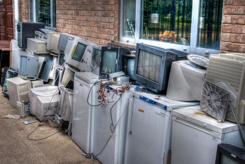 Recycling process during Hampstead furniture clearance